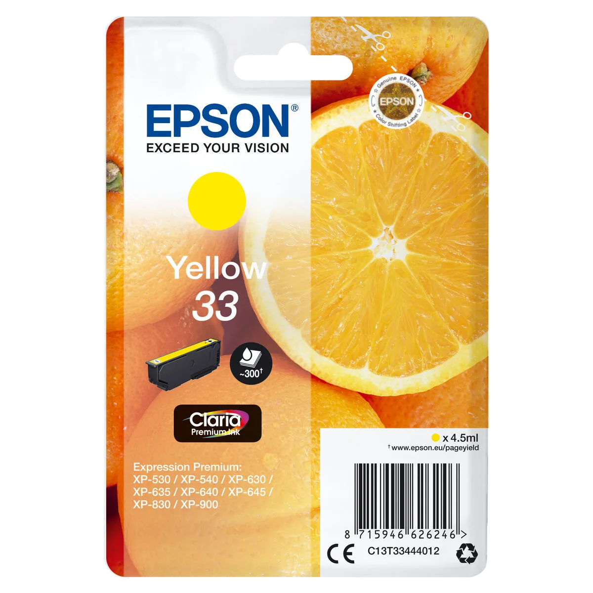 Cartouche d encre originale epson c13t33444012 jaune m050614691. Diaytar, c'est le grand ménage de printemps dans vos habitudes shopping : on garde l'essentiel, on jette le superflu.