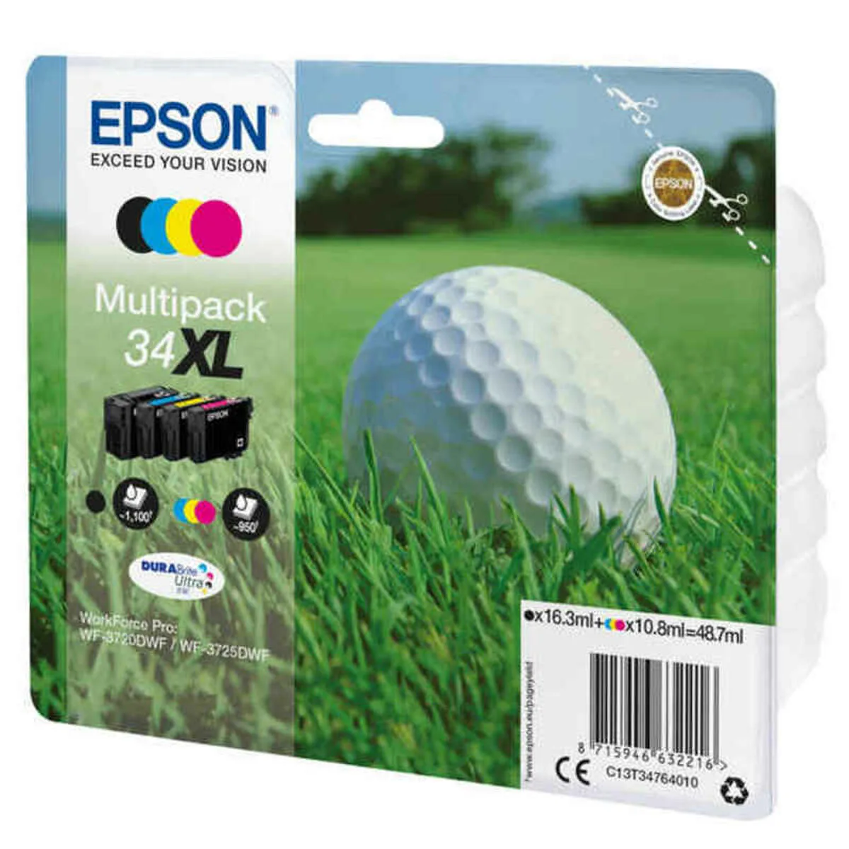 Cartouche d encre originale epson c13t34764010 multicouleur m050617266. Diaytar, c'est la garantie de tomber sur ce produit unique qui fera de votre quotidien une expérience extraordinaire
