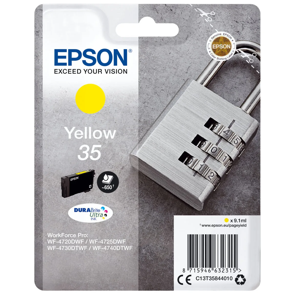 Cartouche d encre originale epson c13t35844010 16 1 ml jaune m050618071. Soyez à la pointe de la tendance et de la technologie avec Diaytar, votre partenaire pour un shopping généraliste avisé