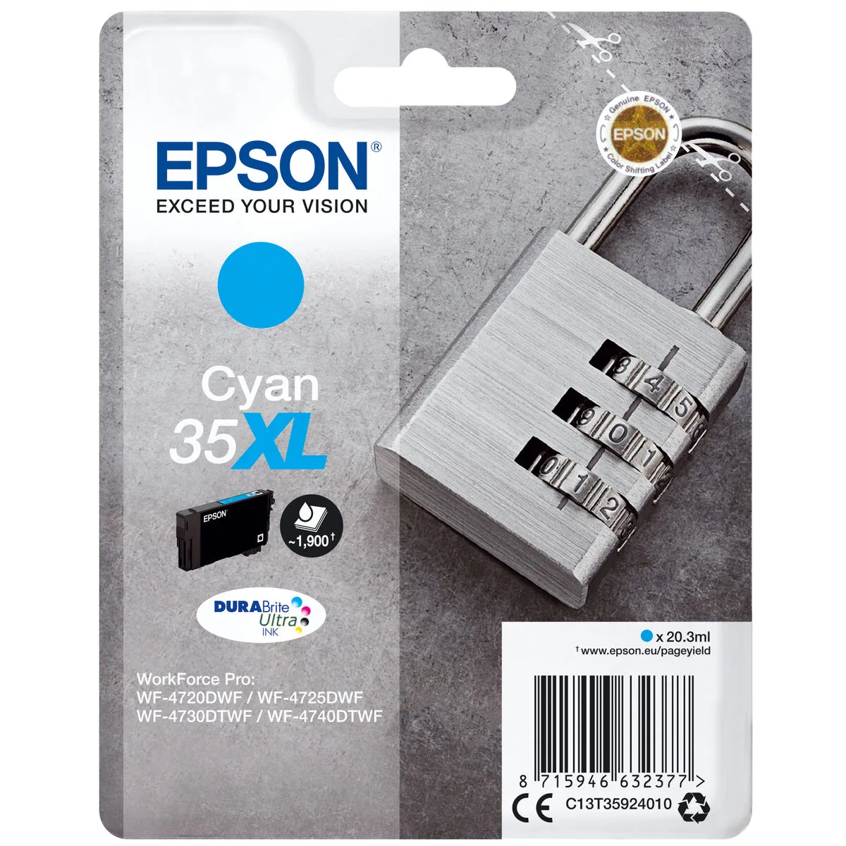 Cartouche d encre originale epson c13t35924010 cyan m050618620. Chez Diaytar, nous sommes convaincus que le meilleur produit est celui qui allie utilité, beauté et innovation. C'est notre credo.