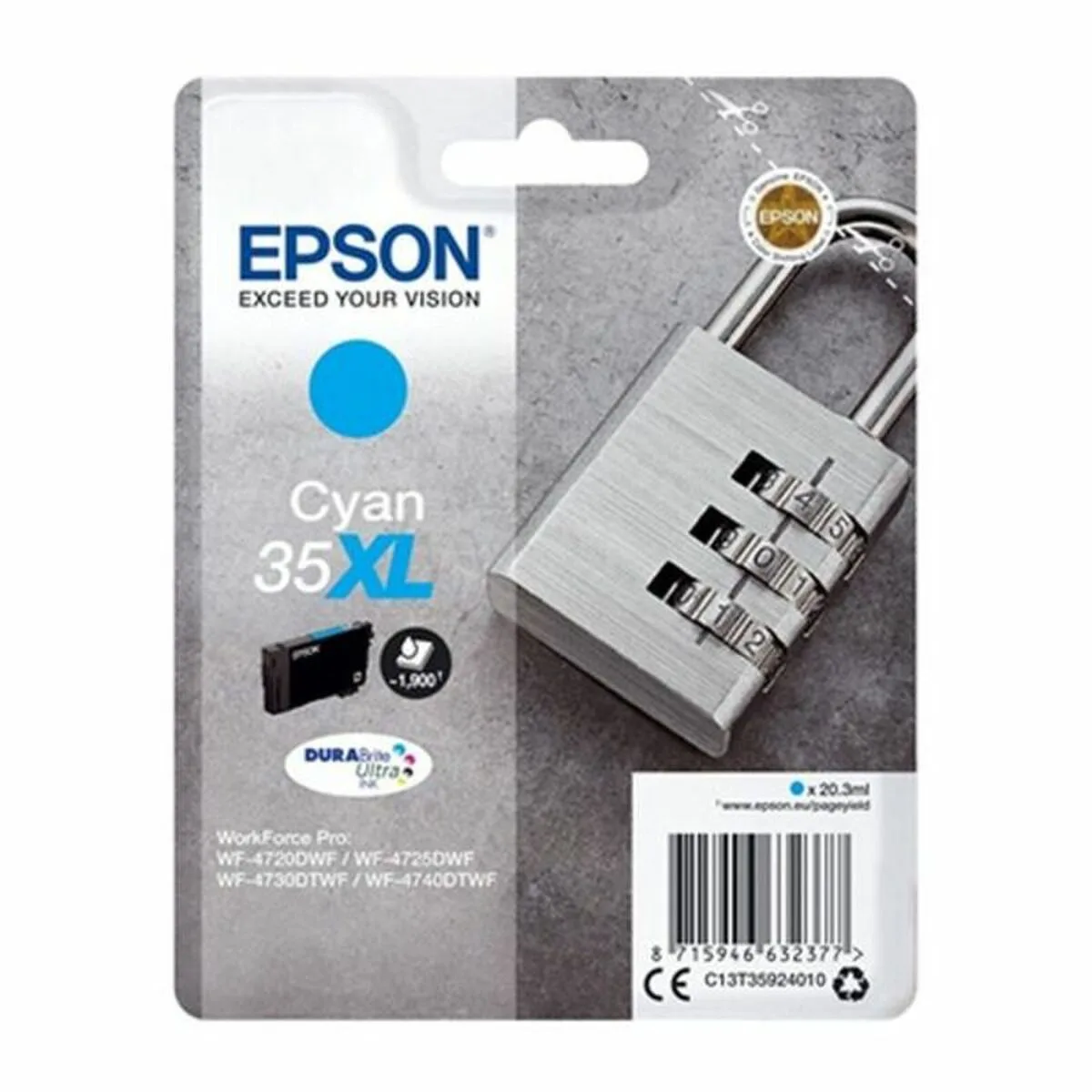 Cartouche d encre originale epson c13t35924010 cyan m050618660. Chez Diaytar, nous fusionnons l'utile à l'agréable avec une gamme complète de produits soigneusement choisis pour leur design et leur fonctionnalité
