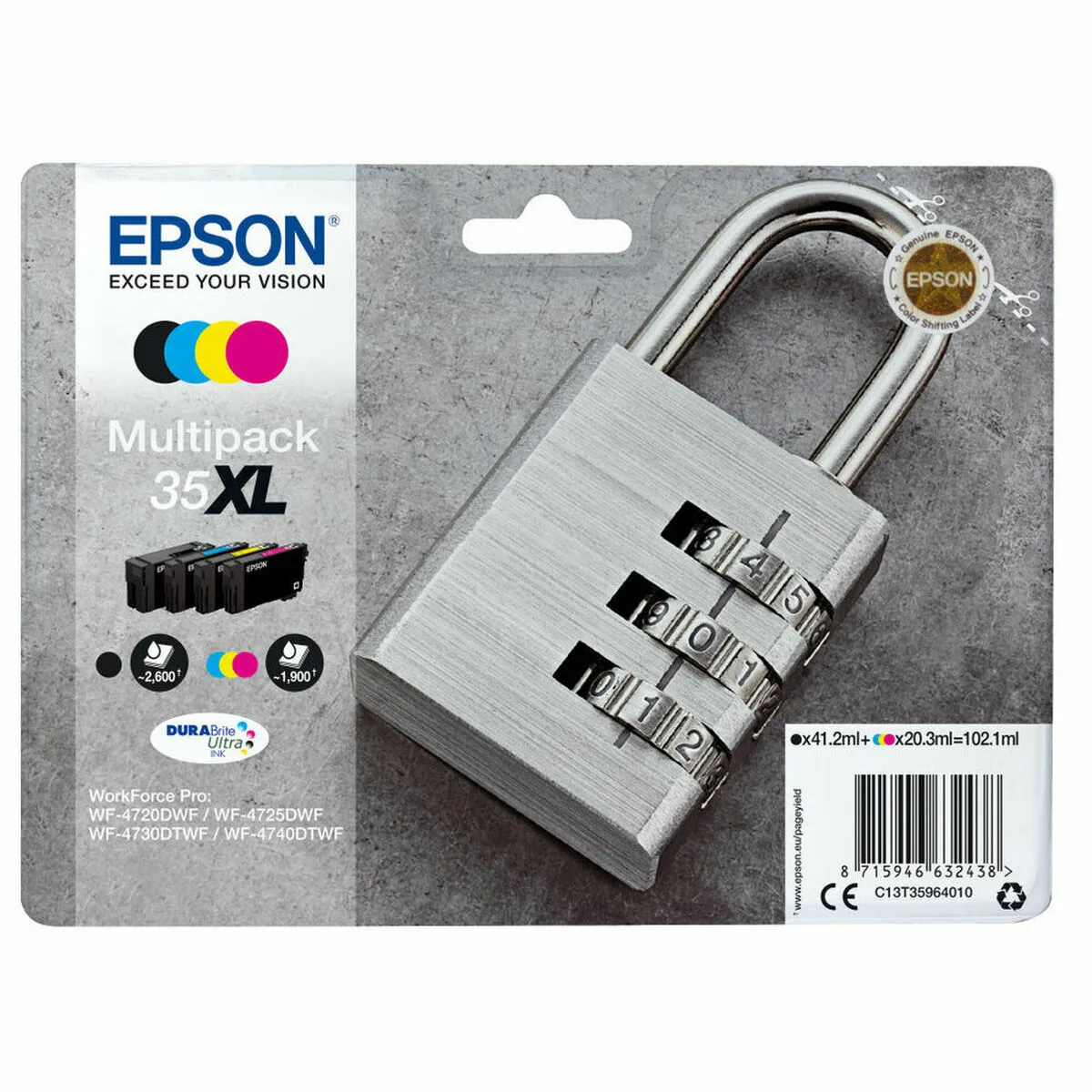 Cartouche d encre originale epson c13t35964010 multicouleur m050619278. Diaytar, c'est la promesse de découvrir au moins un produit qui vous fera dire 'Mais où était-il donc tout ce temps ?'.