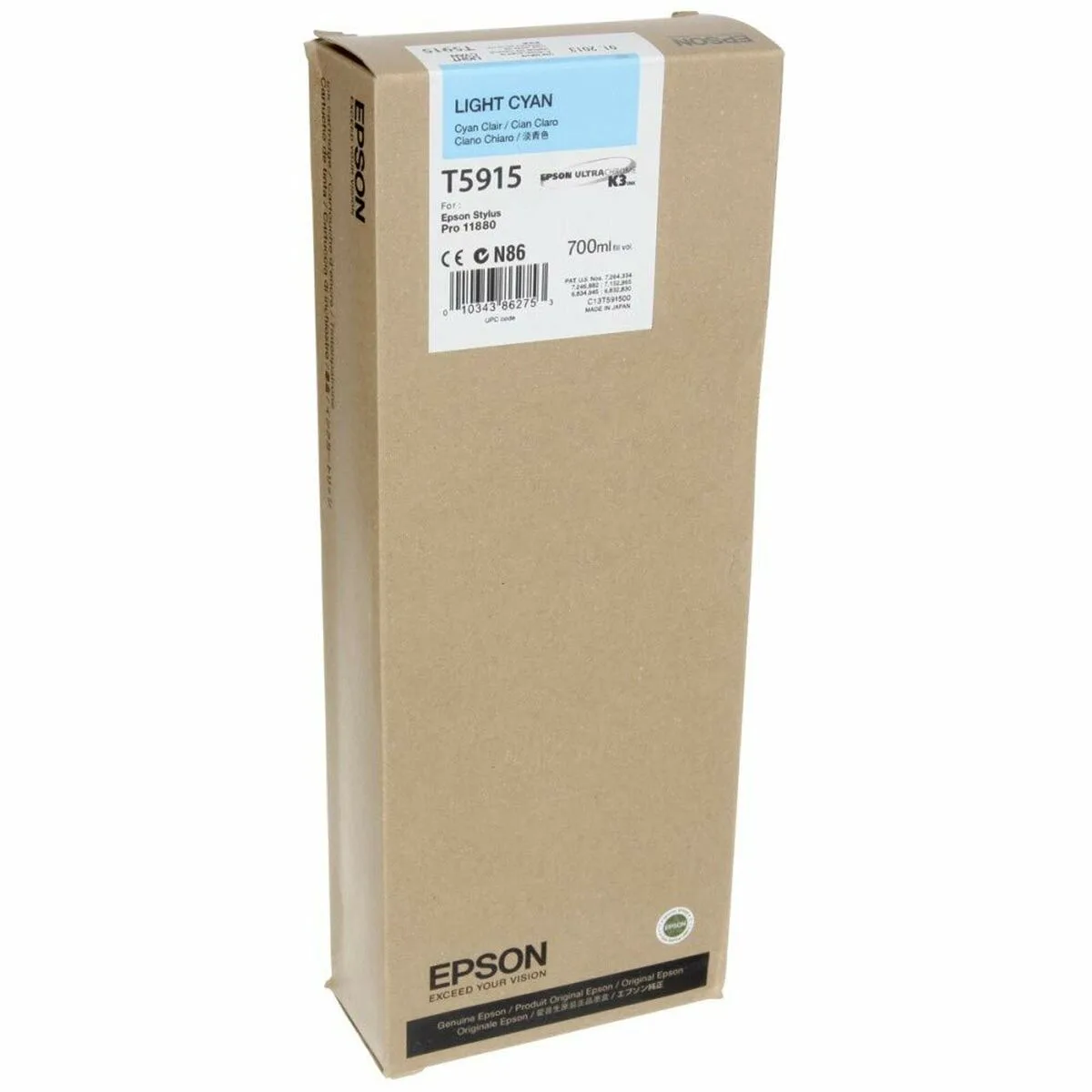 Cartouche d encre originale epson c13t591500 cyan cyan clair m050641268. Pour vous, nous avons créé Diaytar : l'antidote à la monotonie shopping, une injection régulière de produits novateurs.