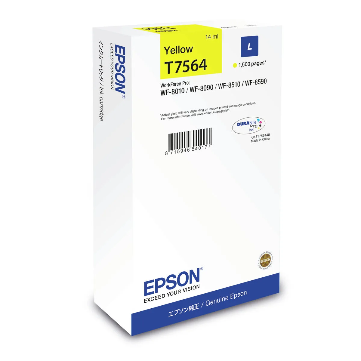 Cartouche d encre originale epson c13t75644n jaune m050693182. Diaytar a été imaginé pour les acheteurs avisés qui recherchent autant la performance que le design dans leurs produits