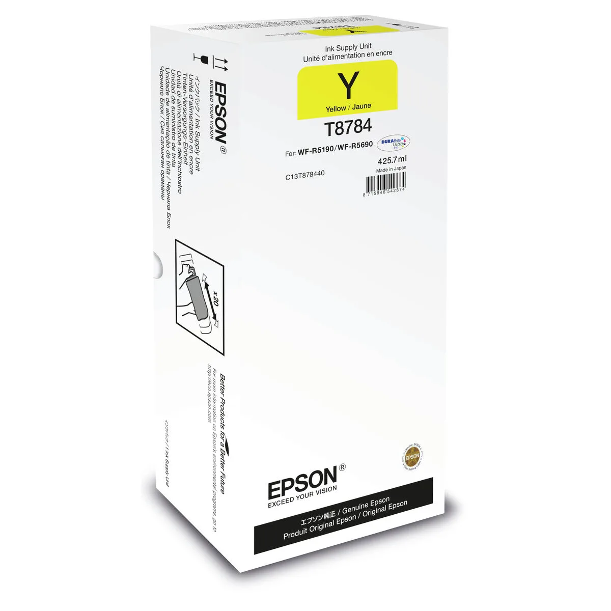 Cartouche d encre originale epson c13t878440 jaune m050678157. Diaytar s'adresse aux esprits modernes en quête de produits qui allient performance technologique et design épuré