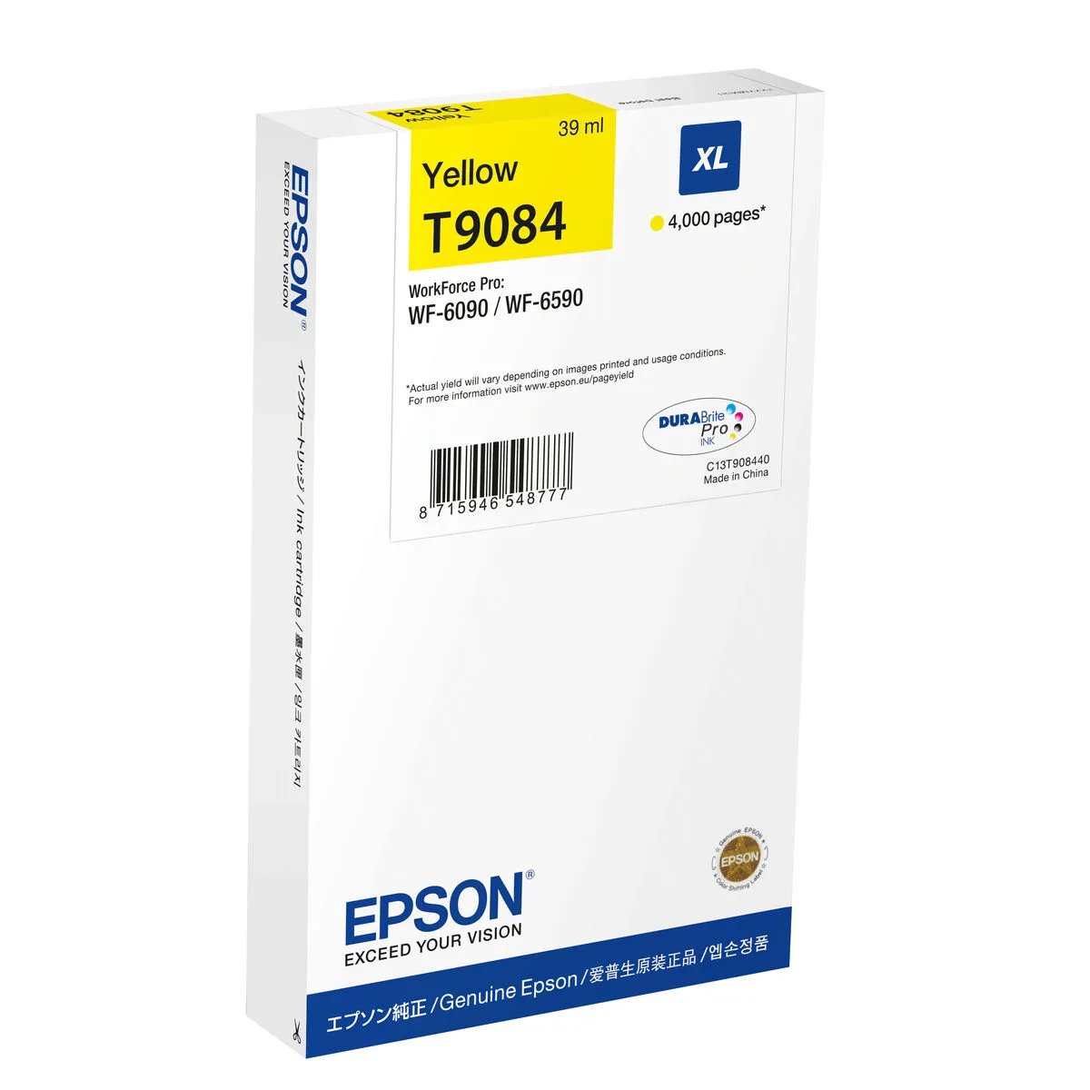 Cartouche d encre originale epson c13t90844n jaune m050695141. Diaytar a fait de la variété son arme secrète : une offre généraliste si vaste que vous y trouverez forcément l'inimaginable
