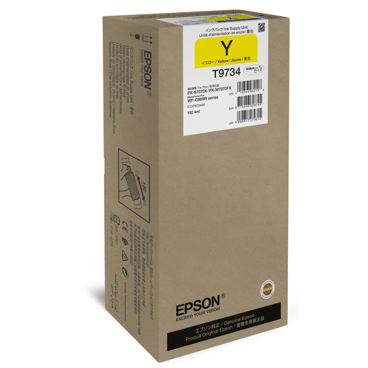 Cartouche d encre originale epson c13t97340n jaune m050679262. Pour vous, nous avons créé Diaytar : l'antidote à la monotonie shopping, une injection régulière de produits novateurs.