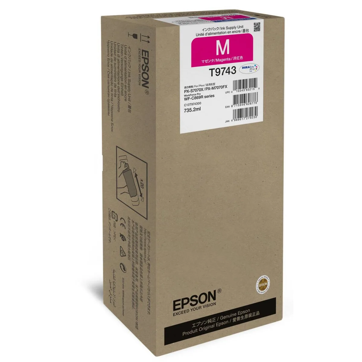 Cartouche d encre originale epson c13t97430n rouge magenta m050679665. Diaytar, c'est l'alliance inattendue entre la rigueur suisse et la créativité italienne, appliquée au produit généraliste.