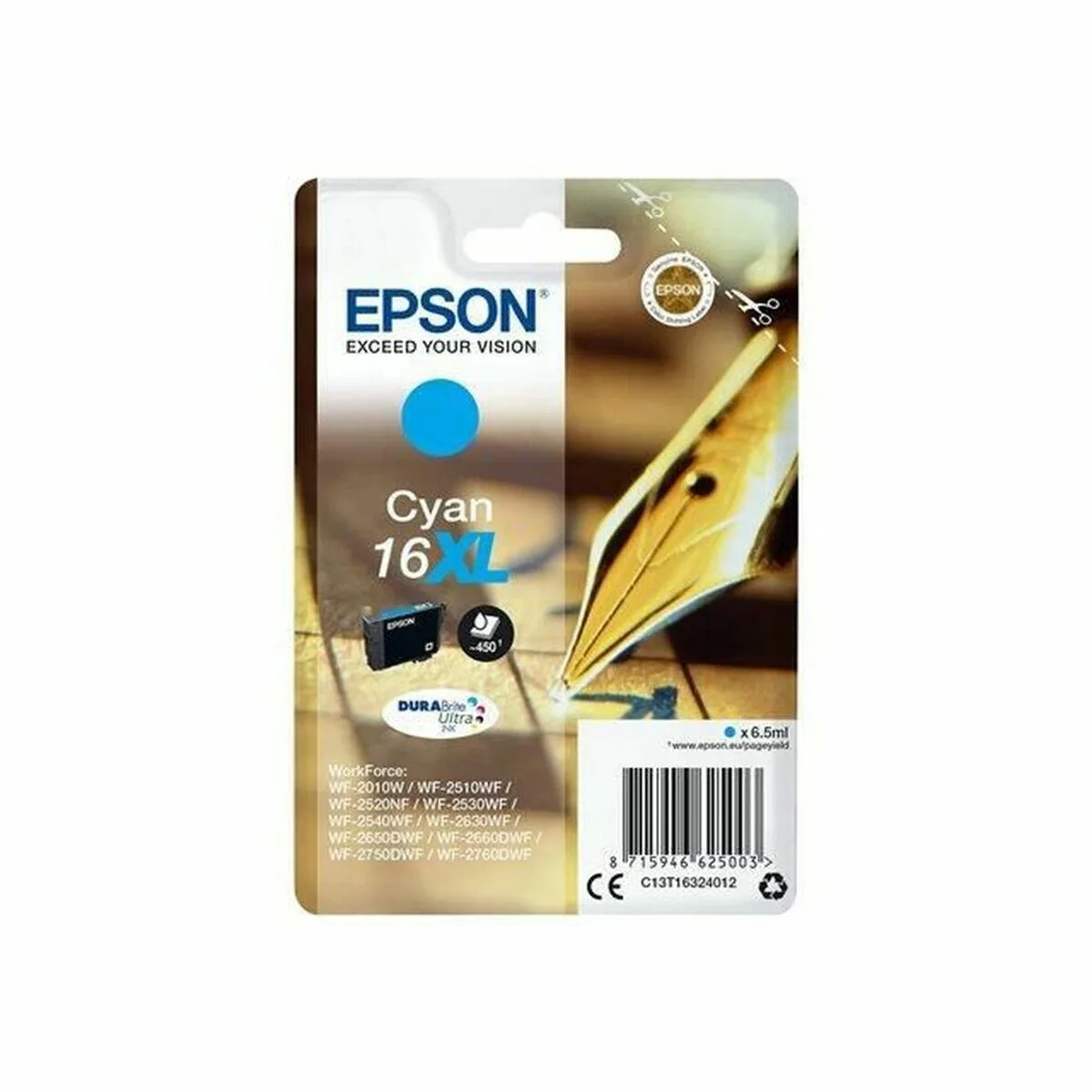 Cartouche d encre originale epson cartucho 16xl cian cyan 1 unite m050601515. Nous sélectionnons pour Diaytar des produits qui ont une histoire, une âme, et qui sauront trouver une place dans la vôtre.