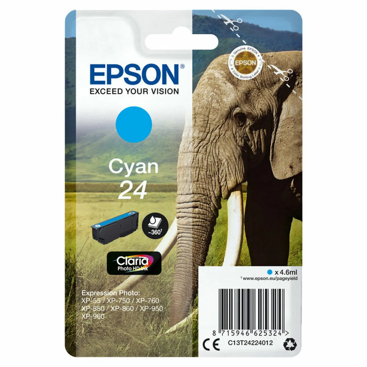 Cartouche d encre originale epson cartucho 24 cian cyan 4 6 ml m050604236. Diaytar - L'art de bien vivre commence ici. Découvrez nos collections exclusives.