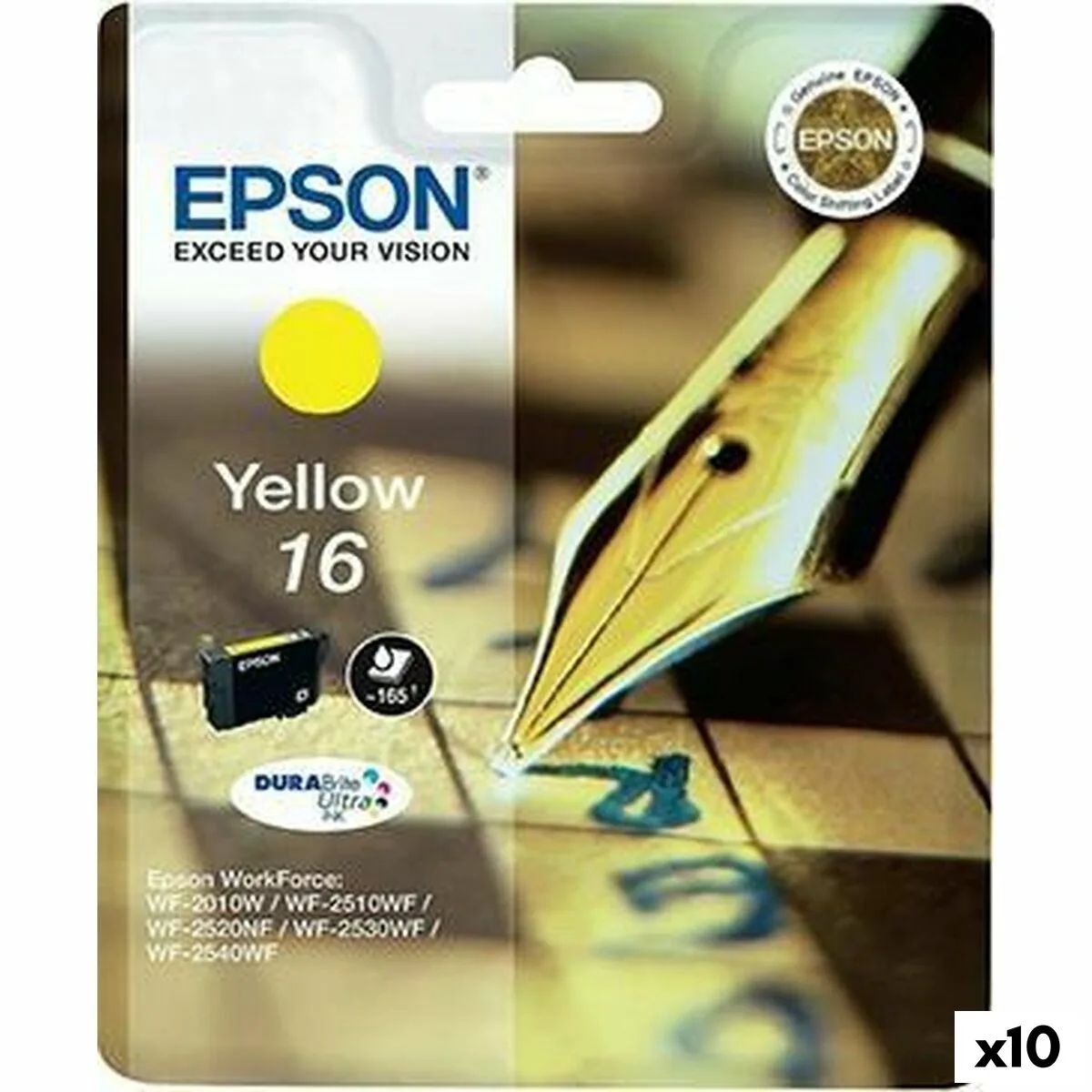 Cartouche d encre originale epson durabrite ultra ink no 16 jaune 10 unites s843757136. Chez Diaytar, chaque achat est une expérience unique. Explorez notre sélection premium !