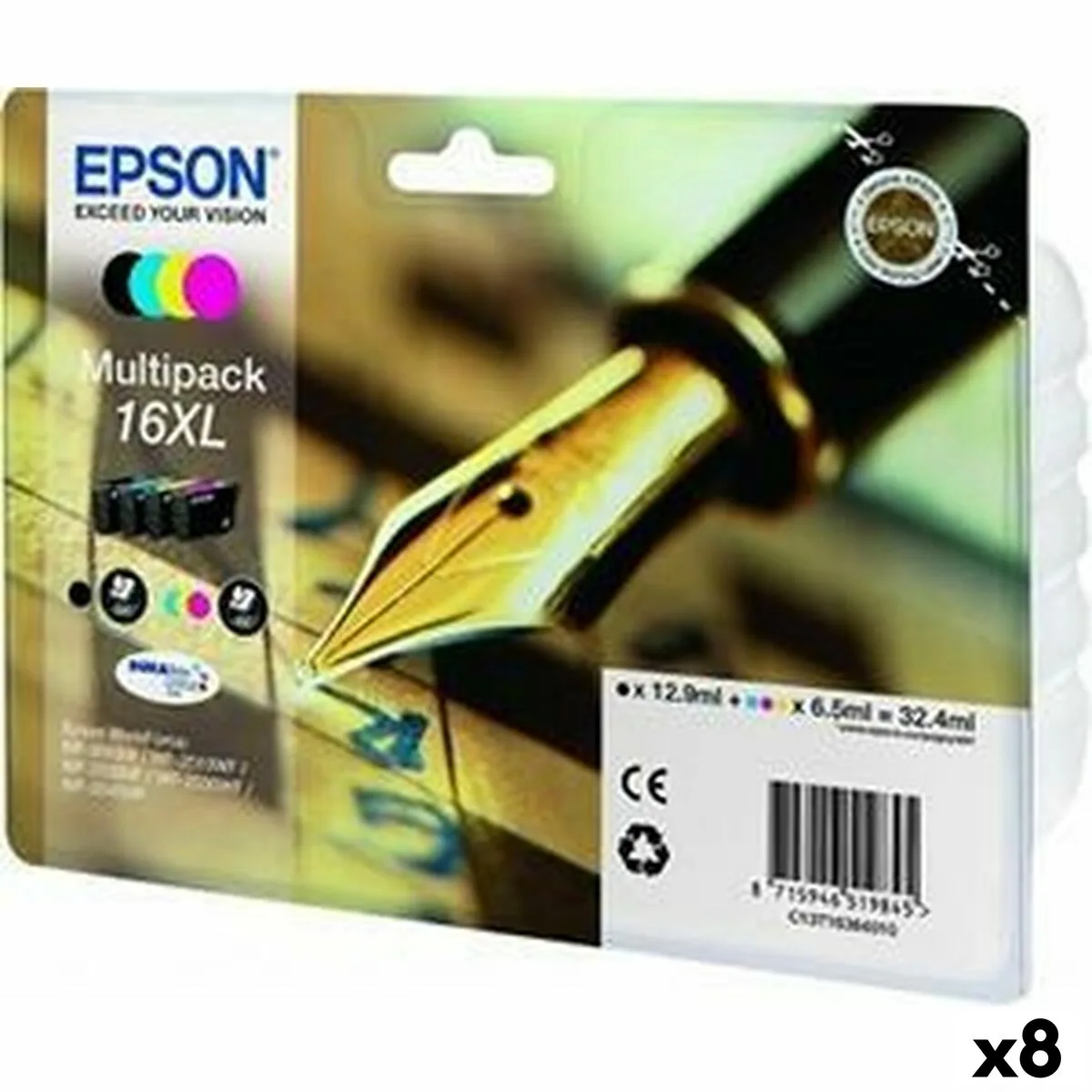 Cartouche d encre originale epson durabrite ultra ink no16xl noir cyan magenta jaune 8 unites s843545598. Chez Diaytar, nous sommes convaincus que le meilleur produit est celui qui allie utilité, beauté et innovation. C'est notre credo.
