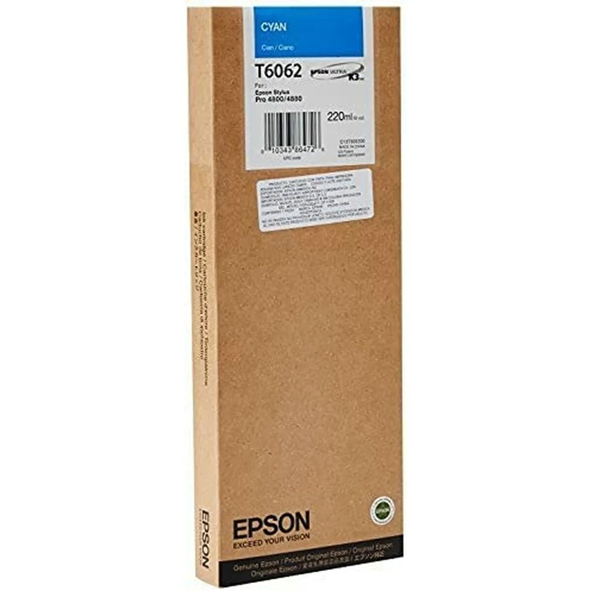Cartouche d encre originale epson gf stylus pro 4880 4800 cyan 220 ml m050643917. Votre foyer mérite le style et le confort des produits Diaytar Home.