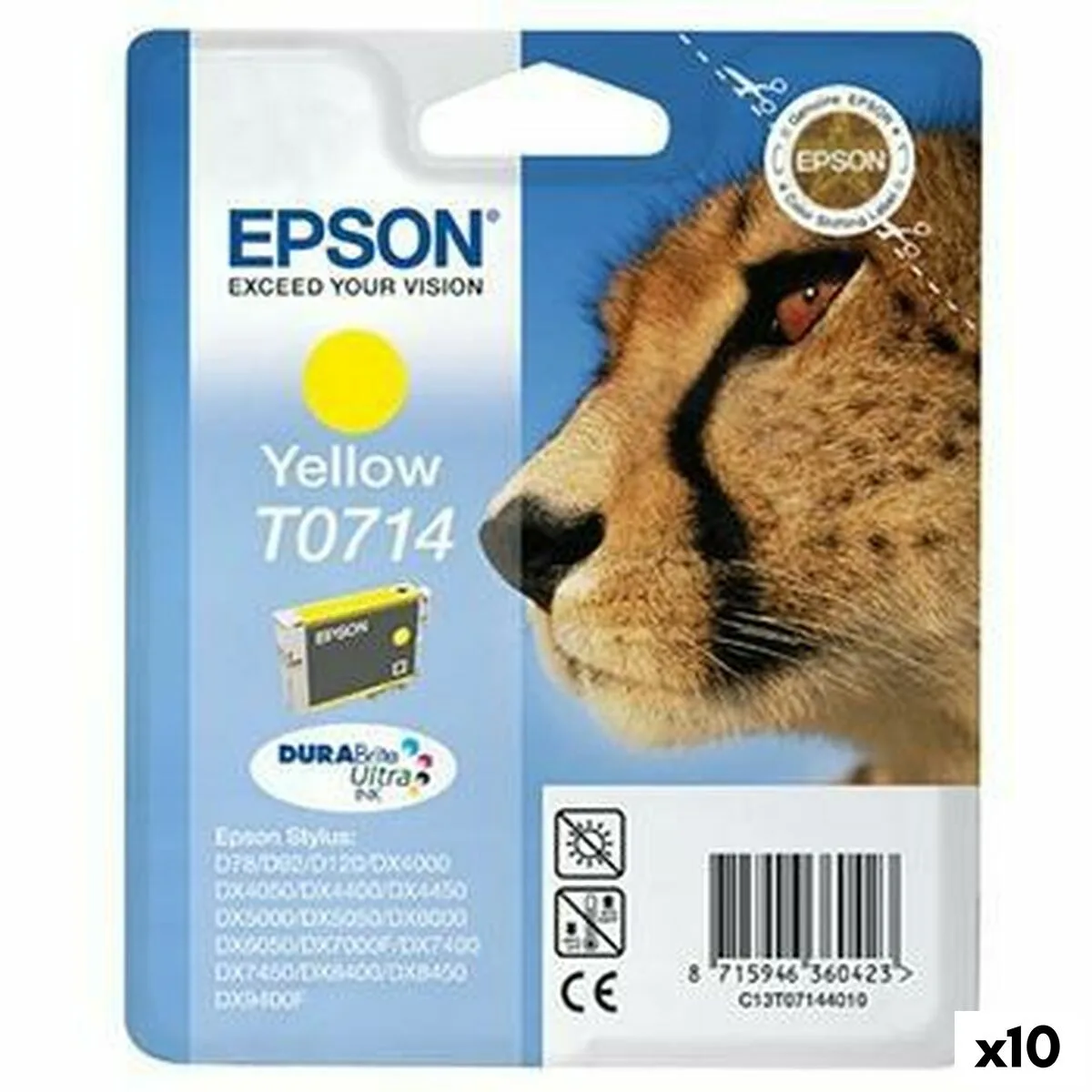 Cartouche d encre originale epson jaune 10 unites 1 unite s843808490. Diaytar c'est bien plus qu'une boutique en ligne : c'est un concept où chaque produit, de l'électronique à la décoration, raconte une histoire