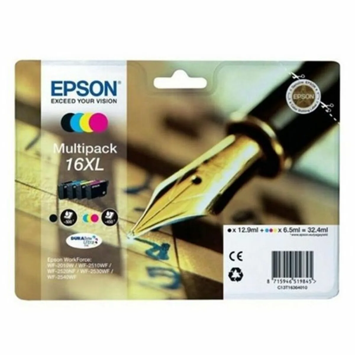 Cartouche d encre originale epson multipack 16xl magenta m050601872. Diaytar a été imaginé pour les acheteurs avisés qui recherchent autant la performance que le design dans leurs produits