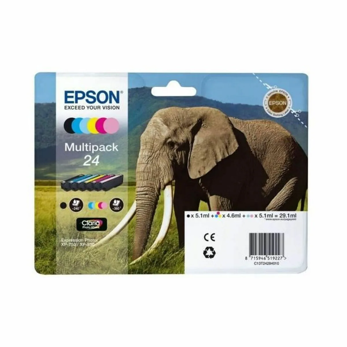 Cartouche d encre originale epson multipack 24 6 unites m050604846. Diaytar, c'est la certitude de faire un choix judicieux. Chaque produit dans notre catalogue a passé nos tests exigeants.