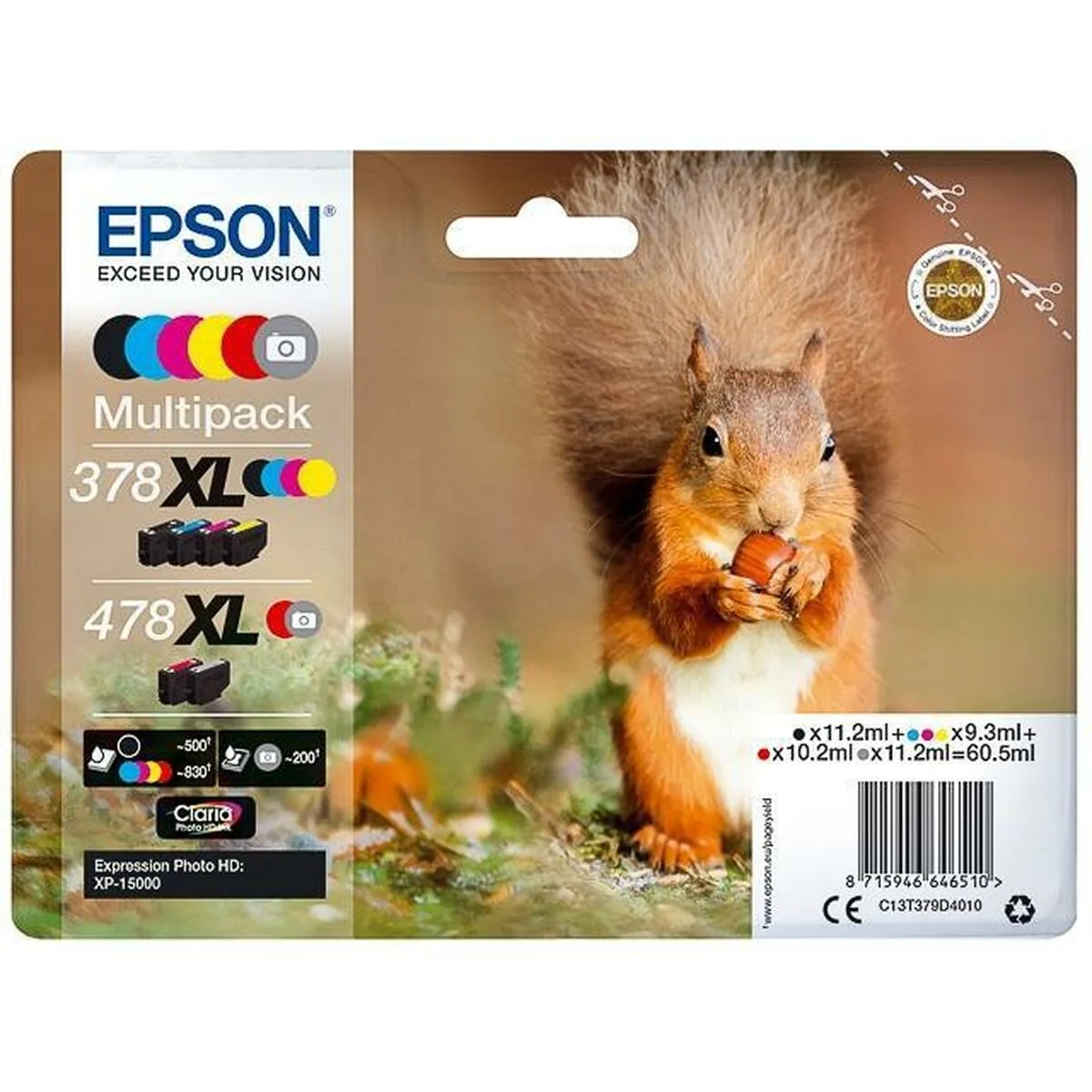 Cartouche d encre originale epson multipack 6 colours 378xl 478xl claria photo hd ink noir s840549051. Diaytar, c'est la vitrine permanente des innovations produits qui vont faire parler d'elles dans les mois à venir.