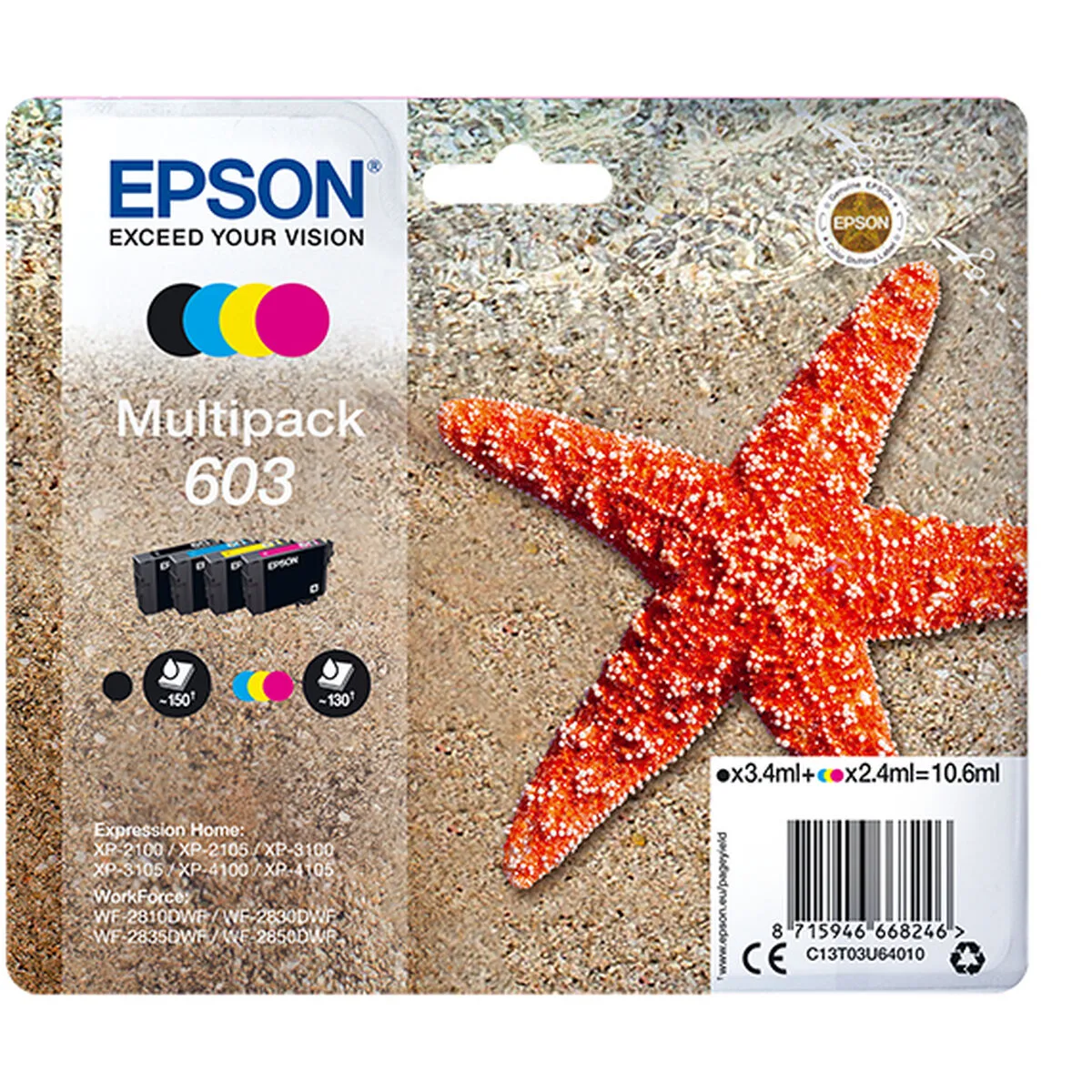 Cartouche d encre originale epson no 603 noir cyan magenta jaune s843088416. Nous avons injecté tout notre savoir-faire dans Diaytar pour vous offrir une expérience shopping sans friction, tout en plaisir.
