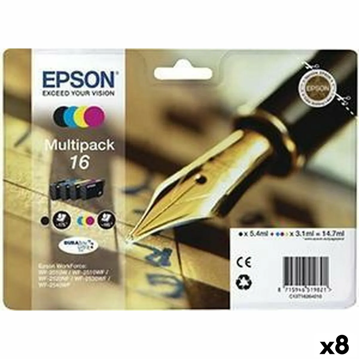Cartouche d encre originale epson noir cyan magenta jaune 8 unites 1 unite s843796990. Diaytar, le curateur de votre style de vie moderne, à travers une offre généraliste constamment renouvelée et actualisée