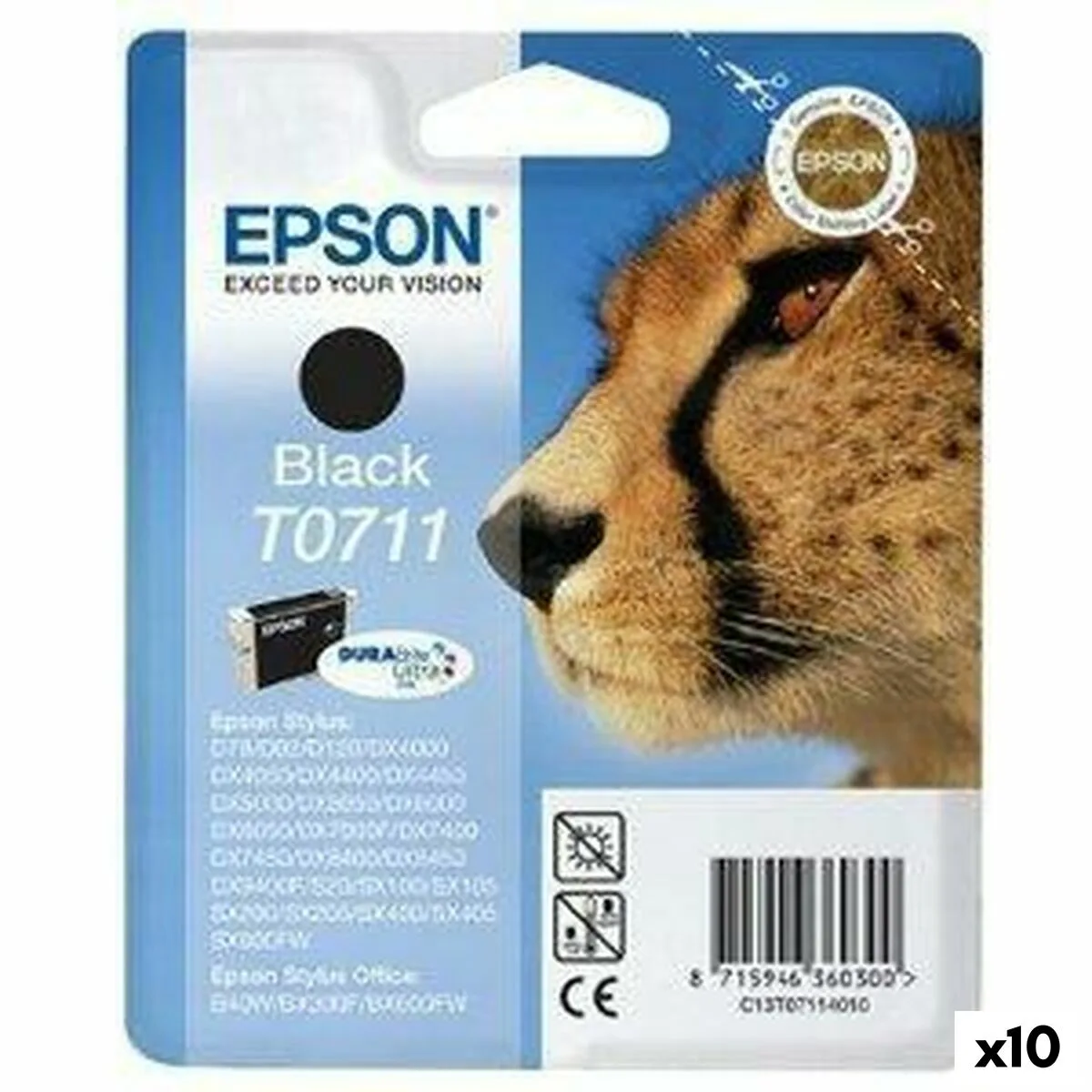 Cartouche d encre originale epson stylus d 78 92 120 dx 4000 5000 6000 7000f noir 10 unites s843545258. Diaytar anticipe les tendances pour vous offrir le meilleur de la mode.