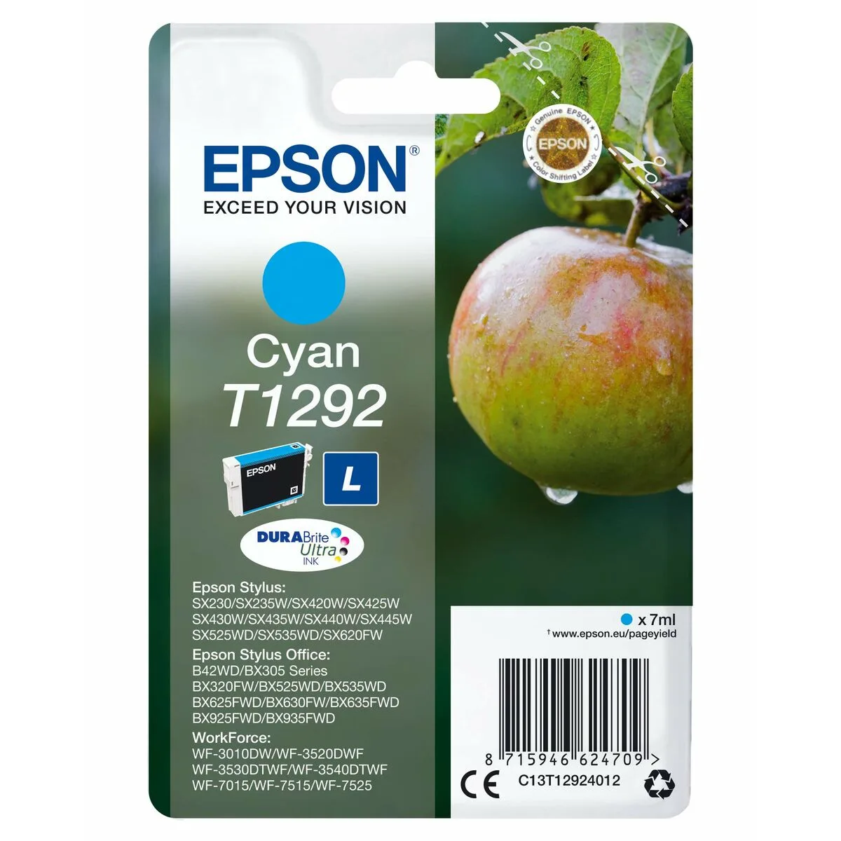 Cartouche d encre originale epson sx 235w 420w 425w office bx305f 320fw cyan 10 unites s843693853. Notre raison d'être : vous faire économiser le plus précieux des resources : votre temps. Bienvenue sur Diaytar, les produits triés sur le volet.