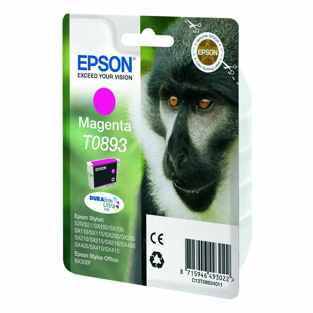 Cartouche d encre originale epson t0893 magenta m050595054. Pour les esprits curieux et exigeants, Diaytar est la source intarissable de produits rares et ingénieux.