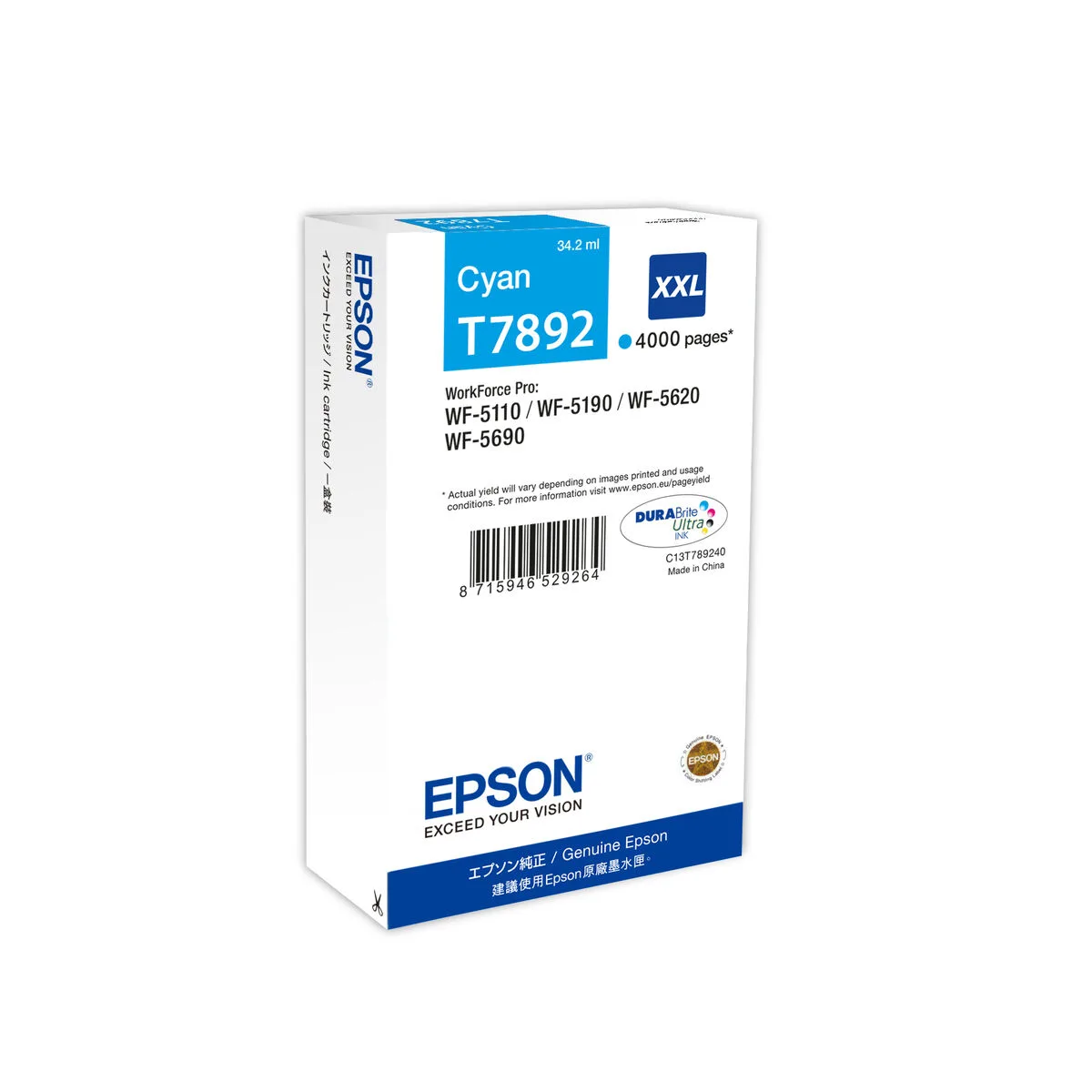 Cartouche d encre originale epson t789240 cyan m050693378. Chez Diaytar, chaque achat est une expérience unique. Explorez notre sélection premium !