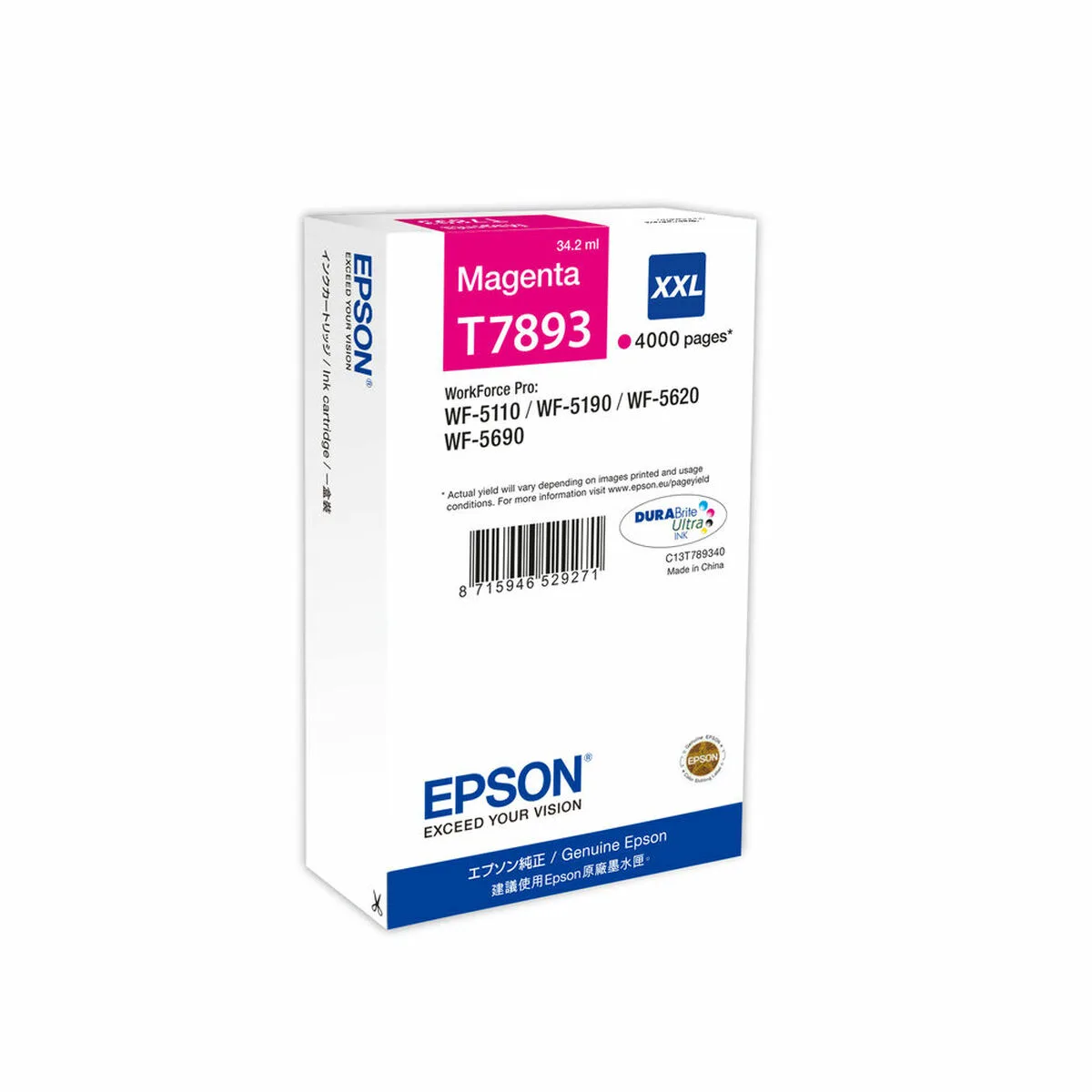 Cartouche d encre originale epson t789340 magenta m050693480. Nous avons conçu Diaytar pour être intuitif, comme vos produits préférés. Simple, efficace, et terriblement séduisant.
