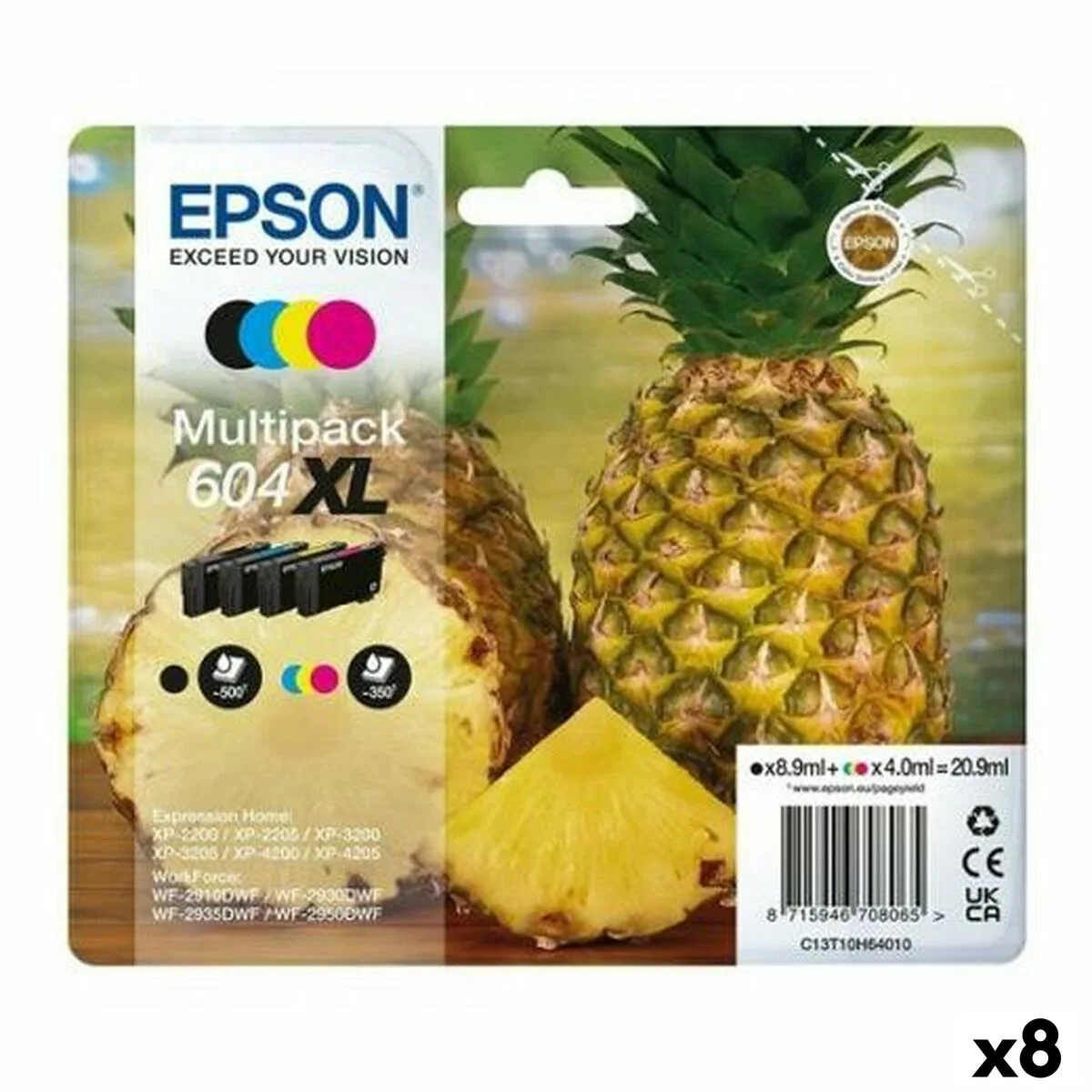 Cartouche d encre originale epson xp 2200 wf 2910dwf 604xl noir cyan magenta jaune 8 unites s843574323. Bienvenue dans le futur du shopping. Diaytar utilise la data pour anticiper vos besoins, mais garde la magie de la surprise.