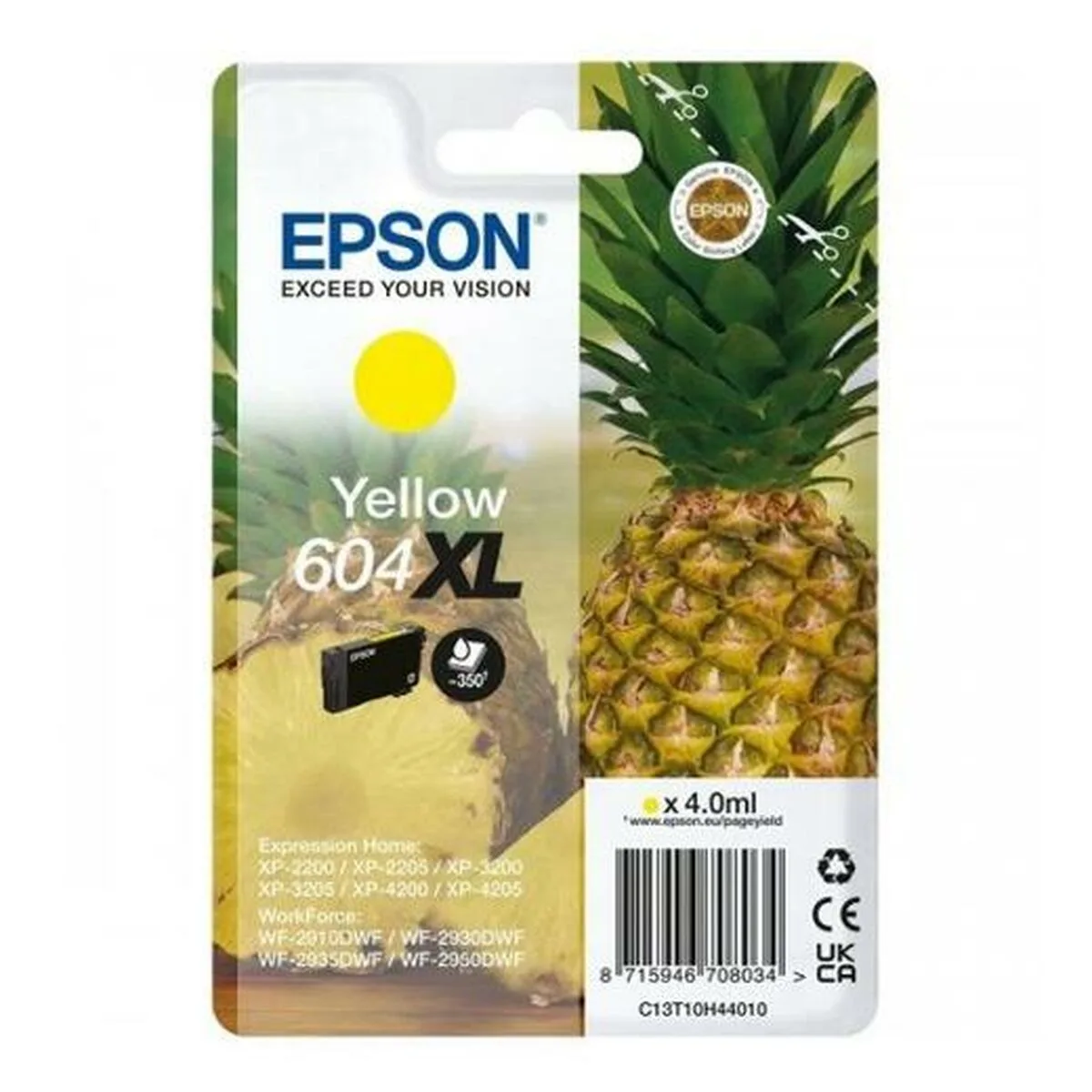 Cartouche d encre originale epson xp 2200 wf 2910dwf jaune 10 unites s843574220. Diaytar ne stocke pas des produits, il collectionne des pièces uniques pour enrichir votre quotidien.