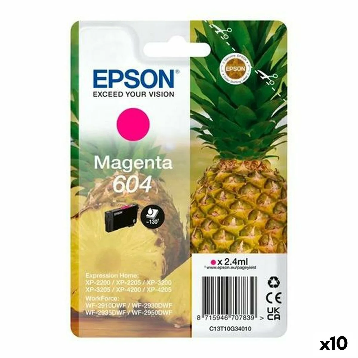 Cartouche d encre originale epson xp 2200 wf 2910dwf noir magenta 10 unites s843788882. Diaytar, le nom qui garantit que chaque produit, du plus technologique au plus basique, a été choisi avec goût et exigence