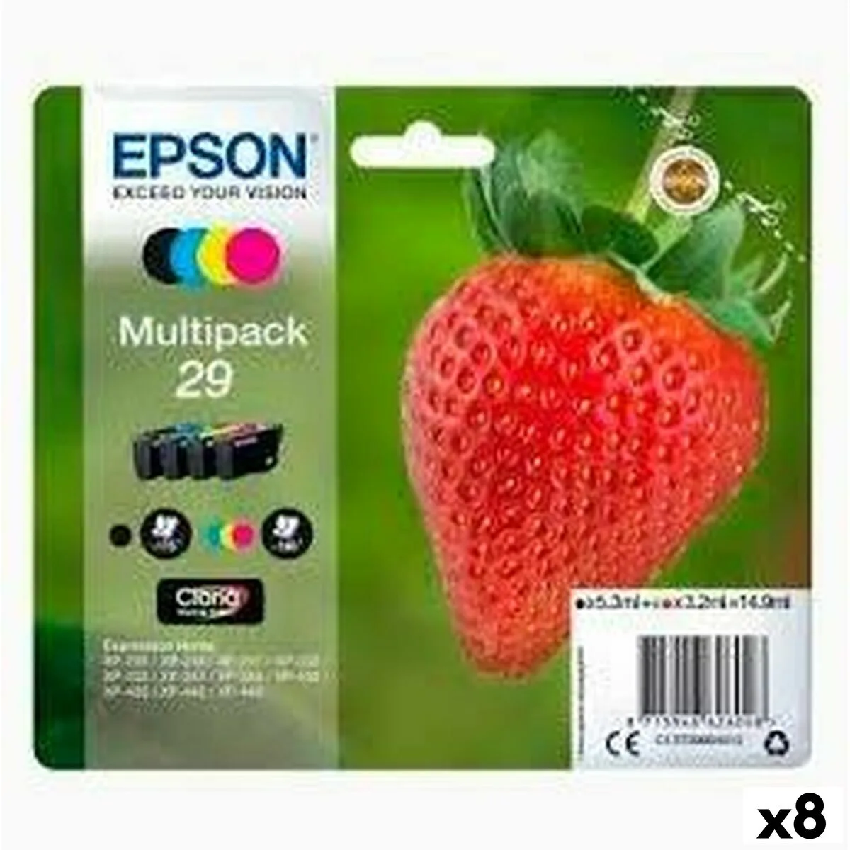Cartouche d encre originale epson xp 235 332 335 432 435 noir cyan magenta jaune 4 pieces 8 unites s843825187. Diaytar, c'est la garantie de tomber sur ce produit unique qui fera de votre quotidien une expérience extraordinaire