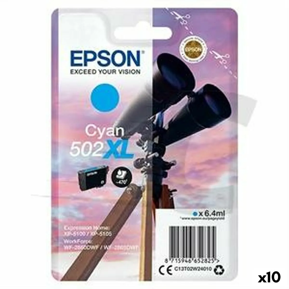 Cartouche d encre originale epson xp 5100 5105 wf2860dwf 2865dwf cyan 10 unites s843833110. Votre boutique de confiance Diaytar vous accompagne dans tous vos projets.
