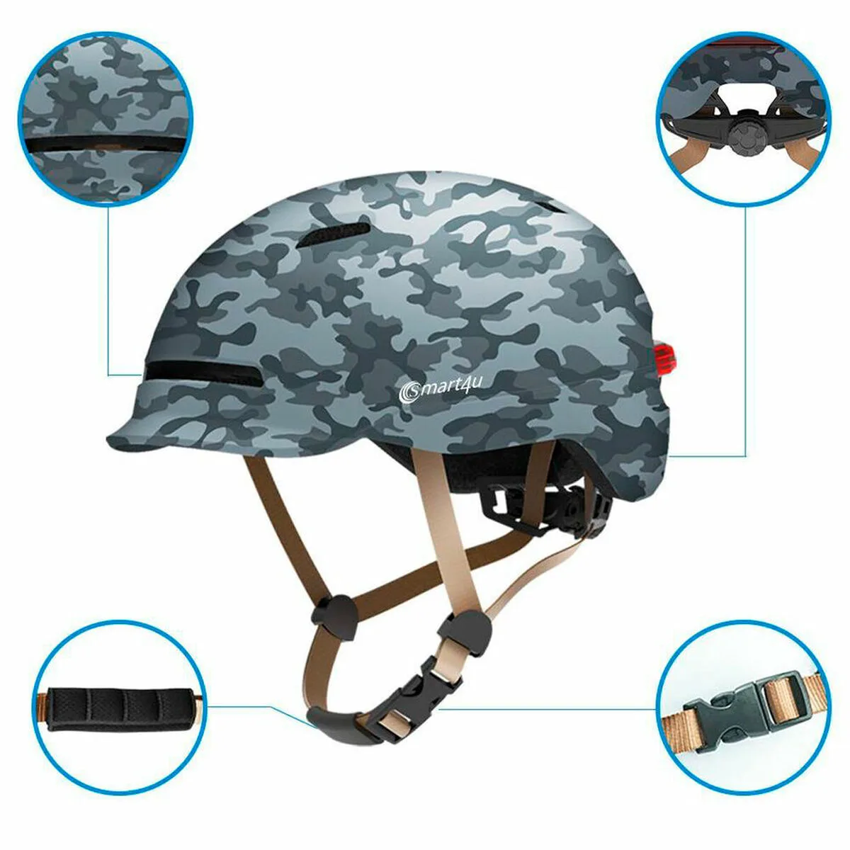 Casque pour trottinette electrique smart4u sh50u army s043722412. Diaytar, c'est la vitrine permanente des innovations produits qui vont faire parler d'elles dans les mois à venir.
