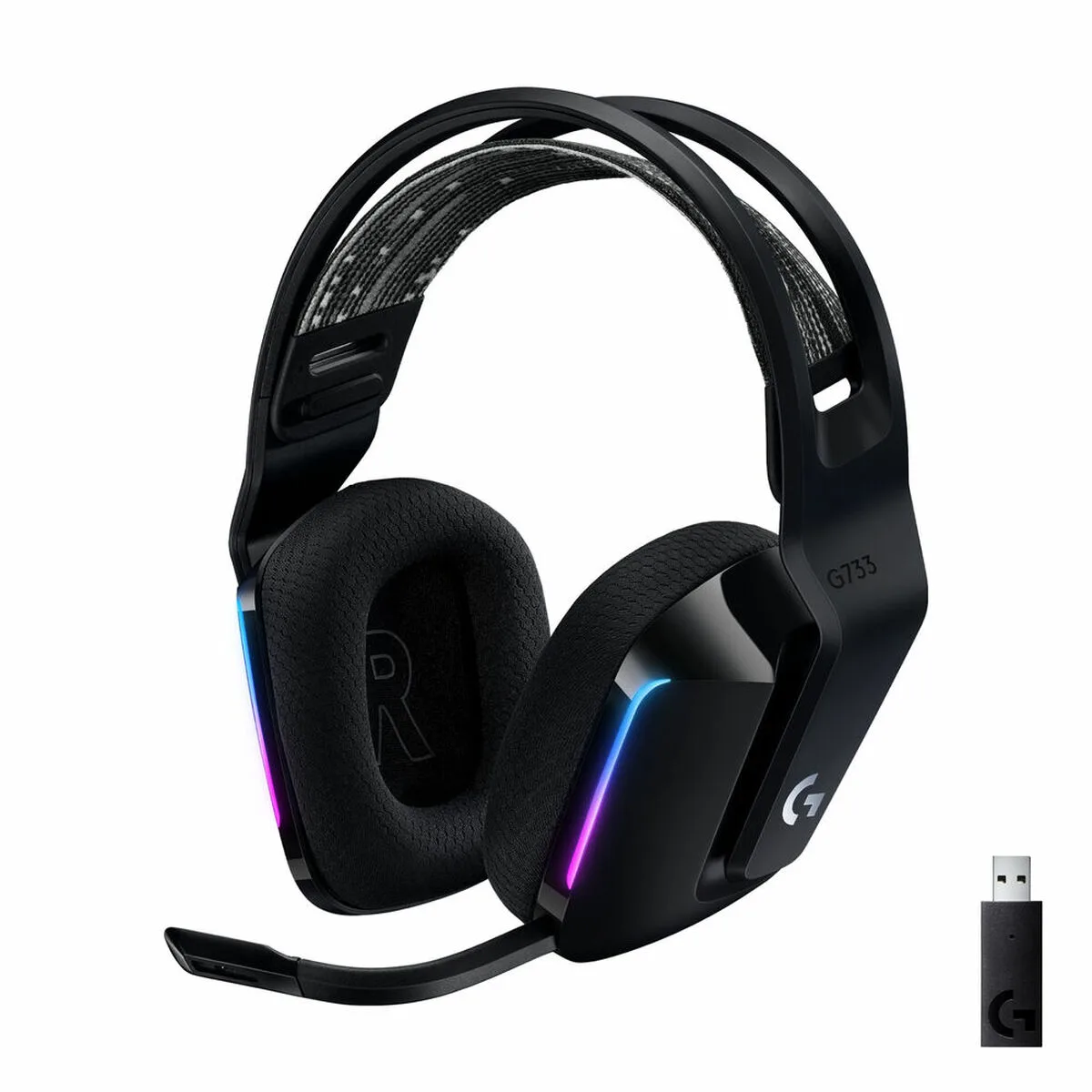 Casques avec micro gaming logitech g733 lightspeed headset s715465565. La recette Diaytar : un tiers de design, un tiers d'innovation, un tiers de fonctionnalité. Le tout saupoudré de tendance.
