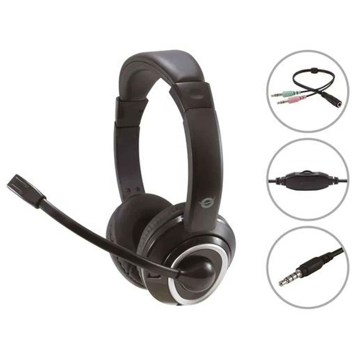 Casques avec microphone conceptronic polona02ba noir s842590570. Diaytar, c'est l'art de la sérendipité appliqué au e-commerce : vous venez pour une chose, vous repartez avec l'objet de vos rêves.