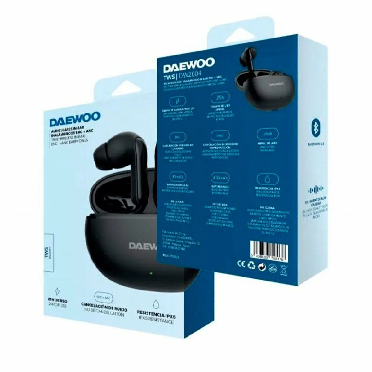 Casques avec microphone daewoo dw2004 noir s990294554. Rejoignez la communauté Diaytar et vivez une expérience shopping unique.
