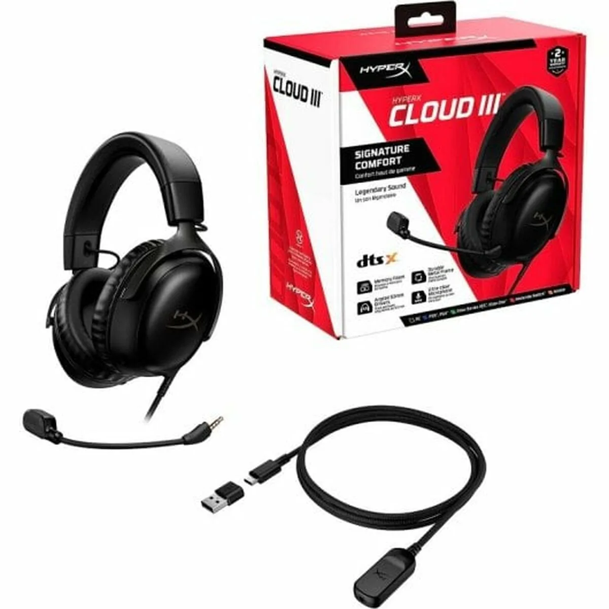 Casques avec microphone hyperx cloud iii noir s7100308516. Nous avons injecté tout notre savoir-faire dans Diaytar pour vous offrir une expérience shopping sans friction, tout en plaisir.