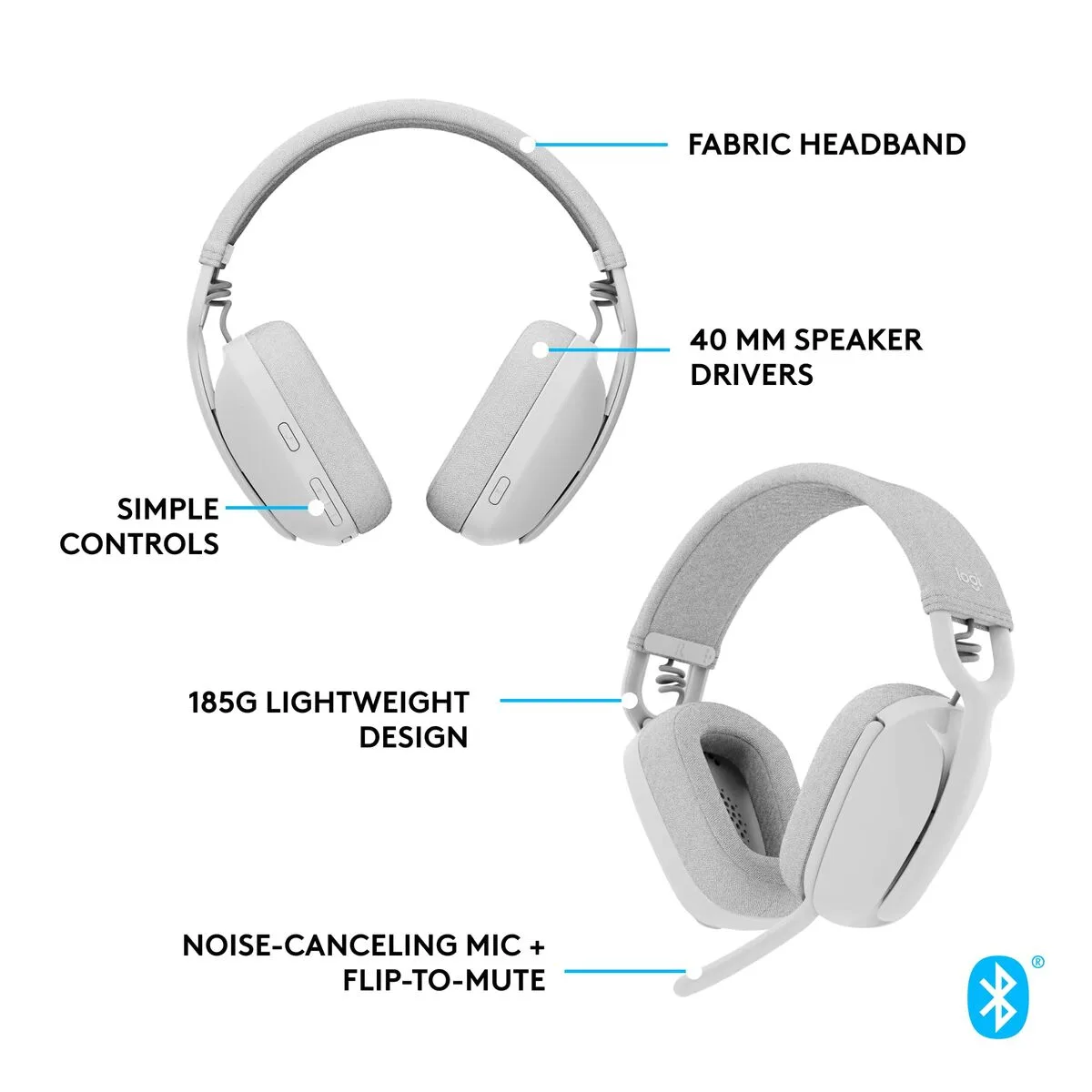 Casques avec microphone logitech blanc s718105211. La force de Diaytar : comprendre vos besoins et vos désirs pour vous proposer les produits les plus adaptés et les plus désirables