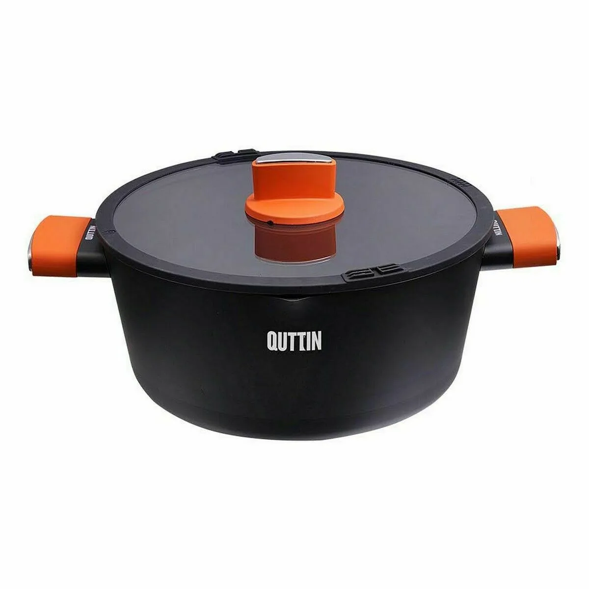 Casserole avec couvercle en verre quttin gastro noir orange 34 5 x 25 5 x 12 cm 6 unites s223063741. Style et élégance se conjuguent parfaitement dans notre rayon mode Diaytar.