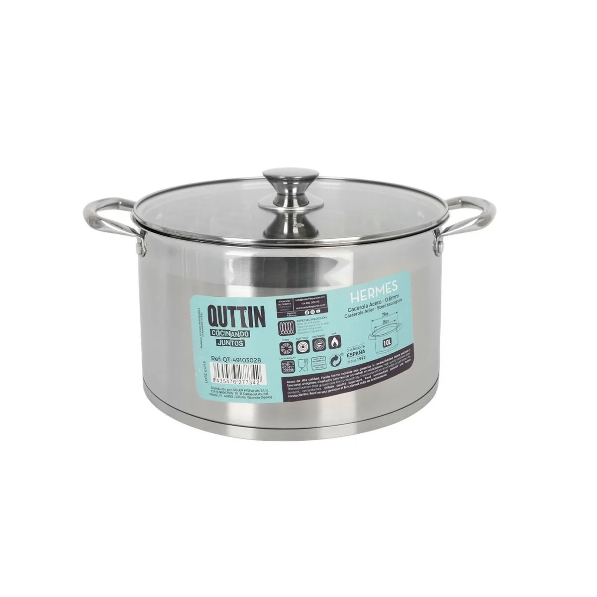 Casserole avec couvercle en verre quttin hermes acier 10 l 4 unites s223358656. Nous avons voulu Diaytar comme une deuxième maison, remplie de produits qui vous ressemblent et vous facilitent la vie.