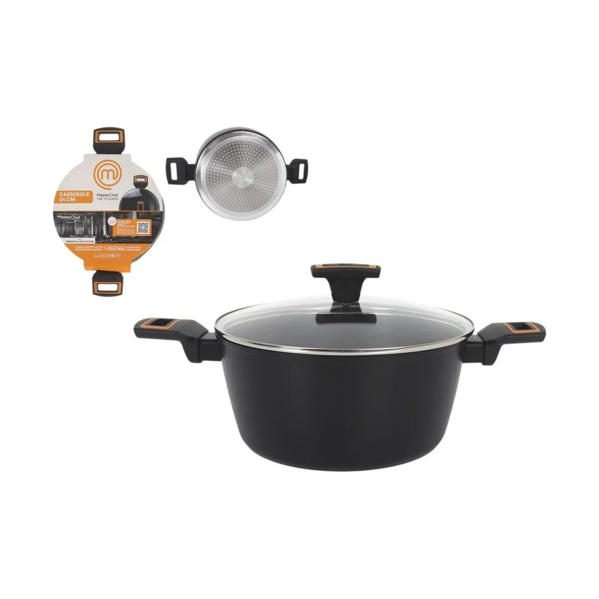 Casserole avec couvercle masterchef 24 cm 2 5 mm 4 unites s223714190. Notre mantra chez Diaytar : un produit, un sourire. Nous mesurons notre succès à votre satisfaction instantanée.