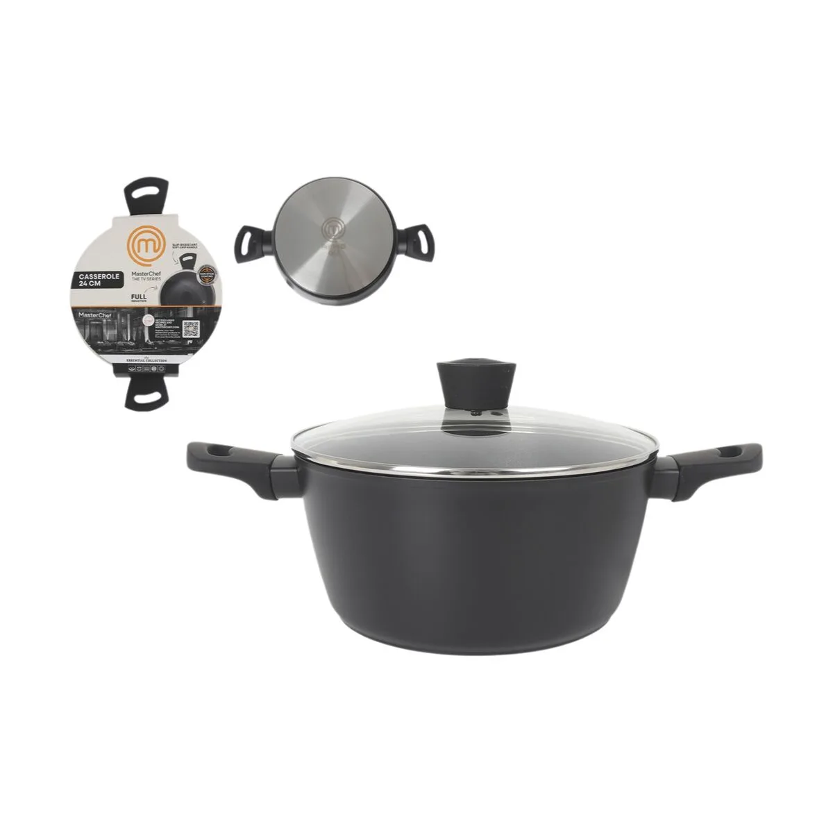 Casserole avec couvercle masterchef 24 cm 4 unites s223590454. Diaytar, c'est le compagnon de ceux qui aiment prendre soin d'eux et de leur intérieur avec des produits choisis avec amour.