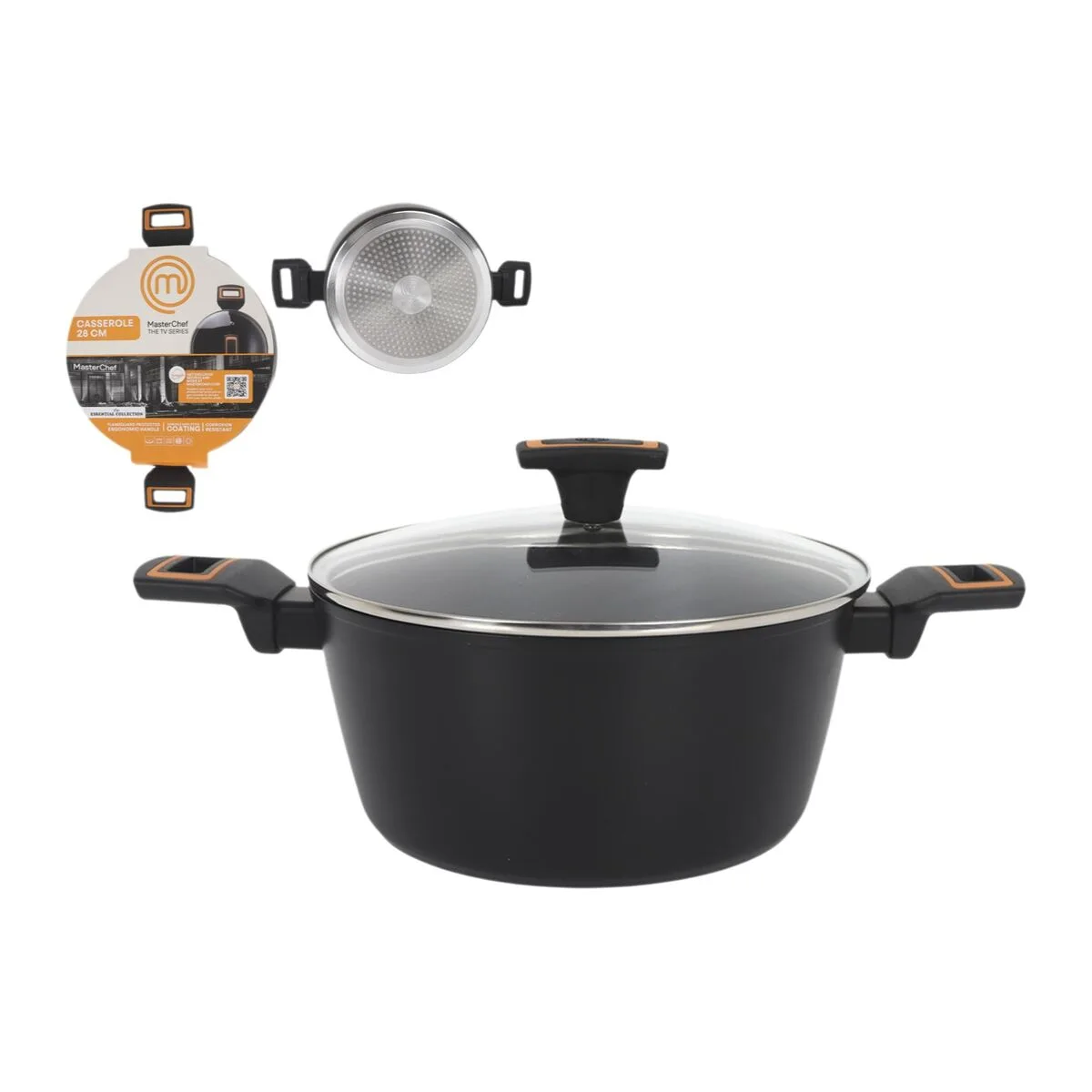 Casserole avec couvercle masterchef 28 cm 2 5 mm 4 unites s223714315. Explorez sans limite l'offre Diaytar : des milliers de produits pour satisfaire votre soif de nouveauté et de qualité
