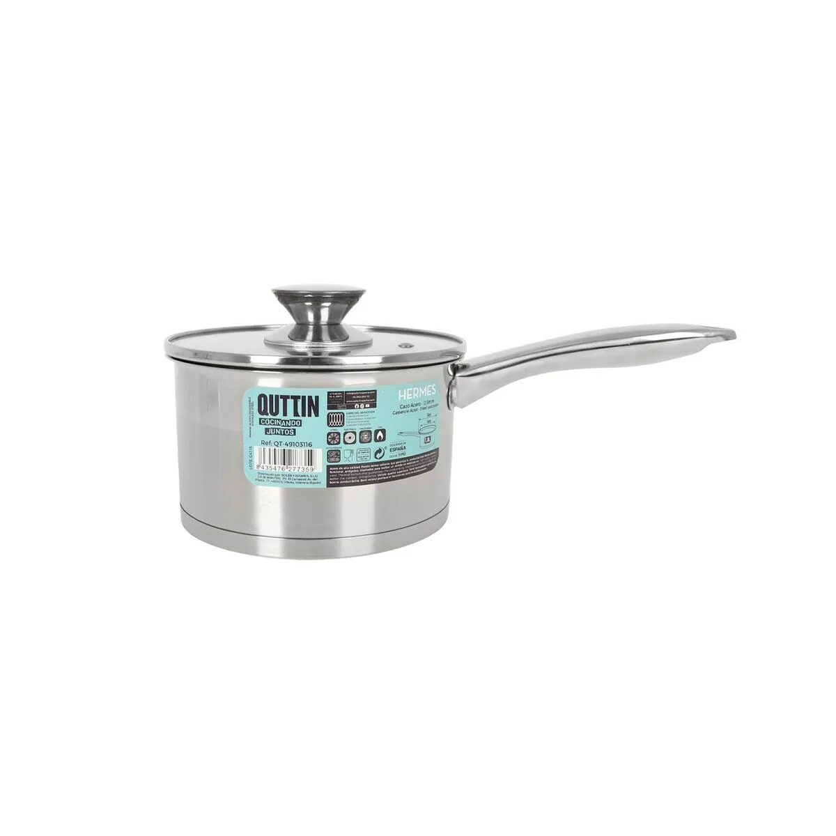 Casserole avec couvercle quttin hermes 1 8 l acier 8 unites s223358827. Diaytar, c'est la vitrine ultime des produits qui comptent vraiment, ceux qui simplifient et embellissent existant.