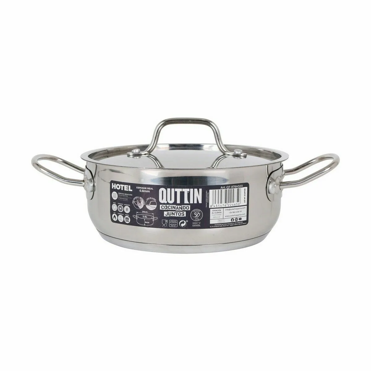 Casserole avec couvercle quttin hotel acier o 20 x 8 cm 4 unites s222679112. Chez Diaytar, nous croyons que le meilleur des produits généraux et électroniques doit être accessible à tous, sans compromis sur le style