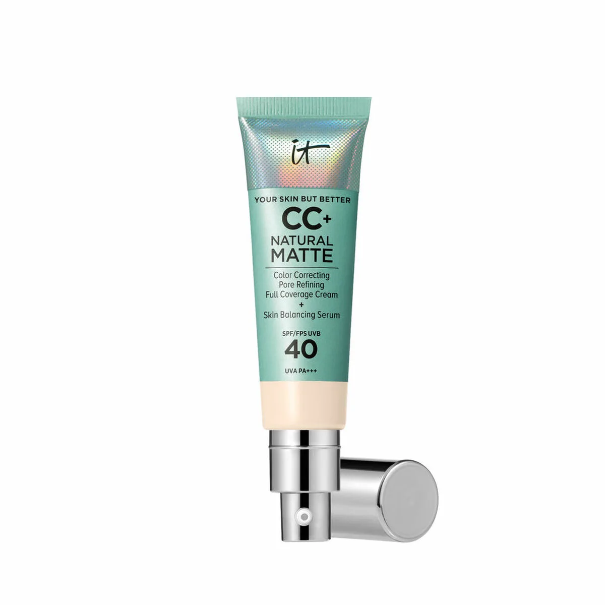 Cc cream it cosmetics cc natural matte fair ivory spf 40 32 ml s0512362127. Diaytar, c'est le compagnon des visionnaires, de ceux qui achètent aujourd'hui les produits qui seront incontournables demain.