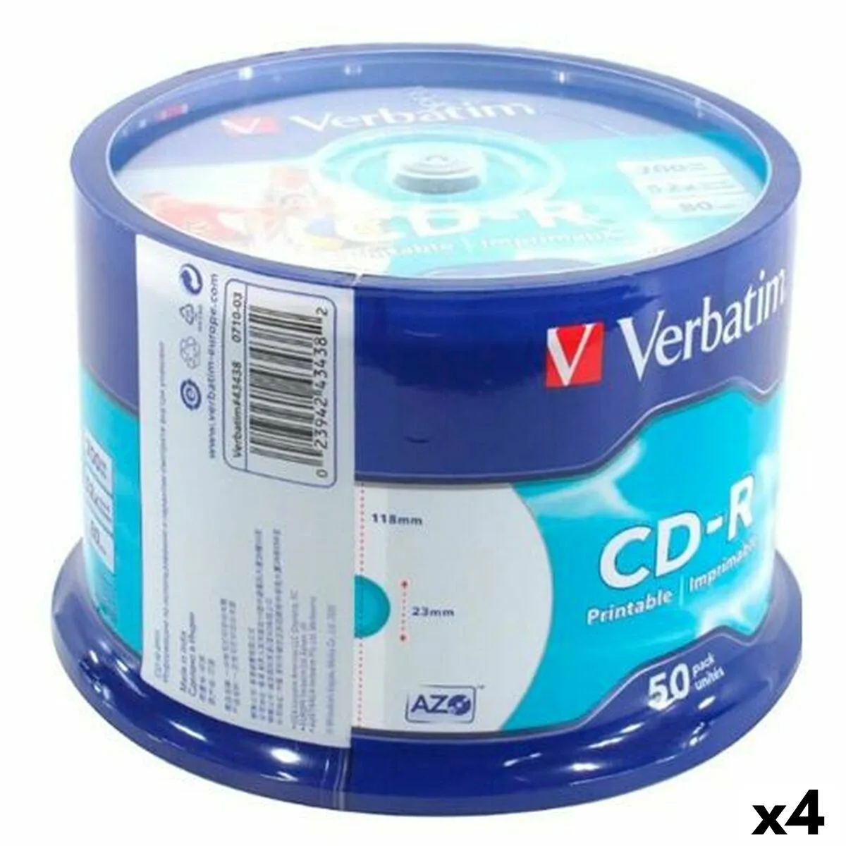 Cd r verbatim 700 mb 52x 4 unites s843420047. Nous traitons chaque produit Diaytar avec le même respect que si nous devions l'offrir à un proche. La qualité est non-négociable.