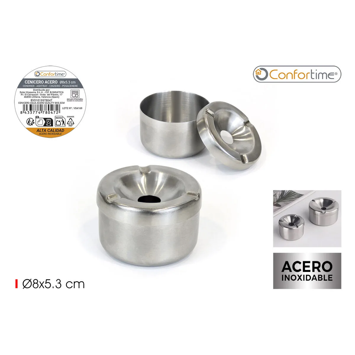 Cendrier confortime acier 24 unites s223805246. Notre équipe chez Diaytar est une brigade de passionnés, toujours en chasse pour dénicher la perle rare qui vous fera vibrer.