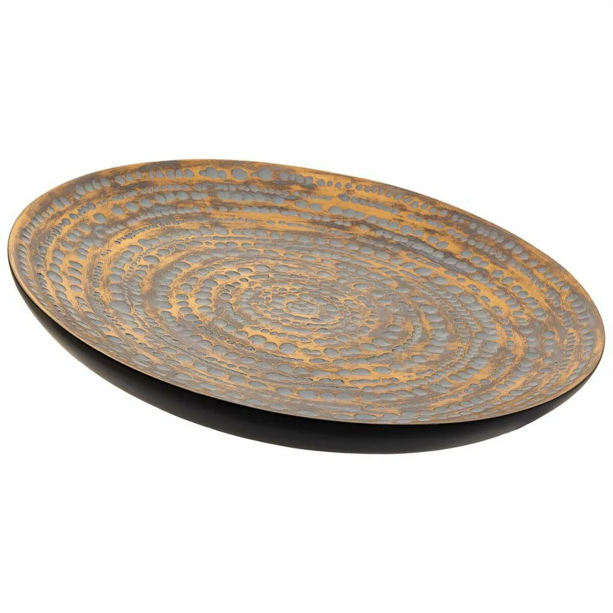 Centre de table alexandra house living gris dore polyresine 5 x 40 x 40 cm d163225698. L'art de vivre à la française s'exprime dans notre collection maison Diaytar.